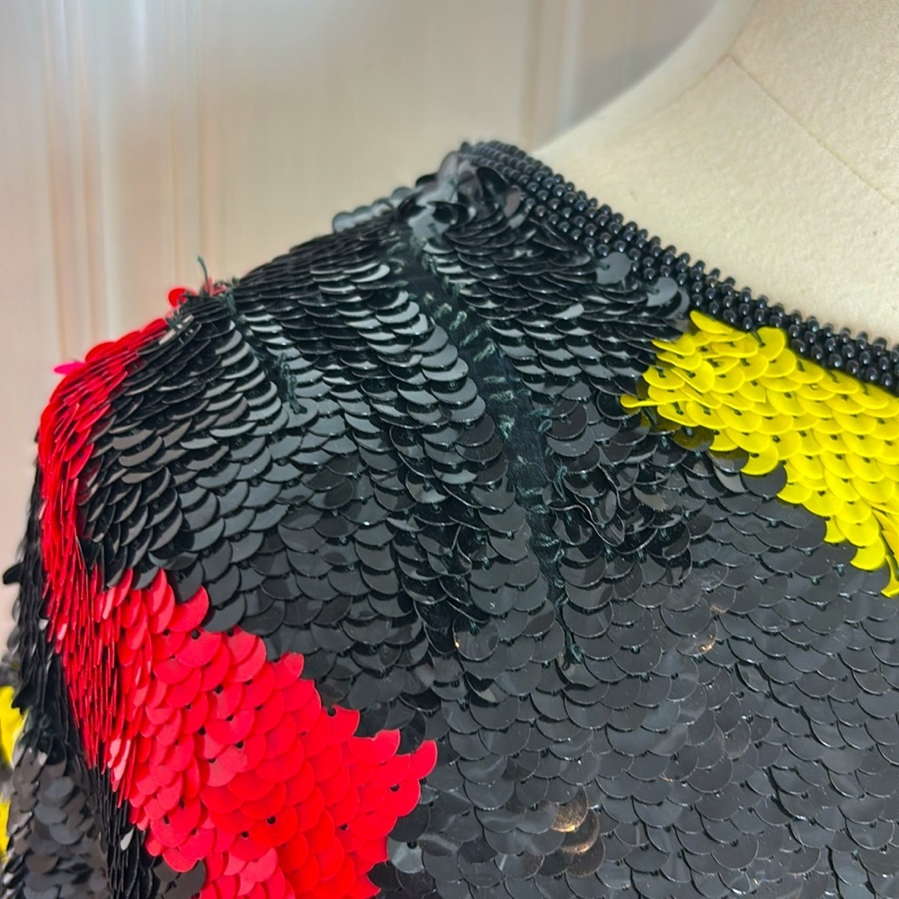 Colorful Sequin Zigzag Jacket - Picture 6 of 10